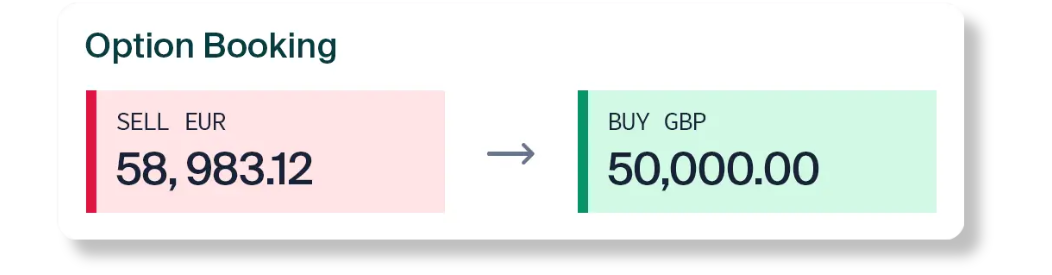 option booking