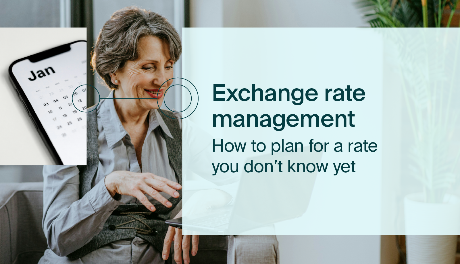 Exchange rate management: How to plan for a rate you don't know yet.